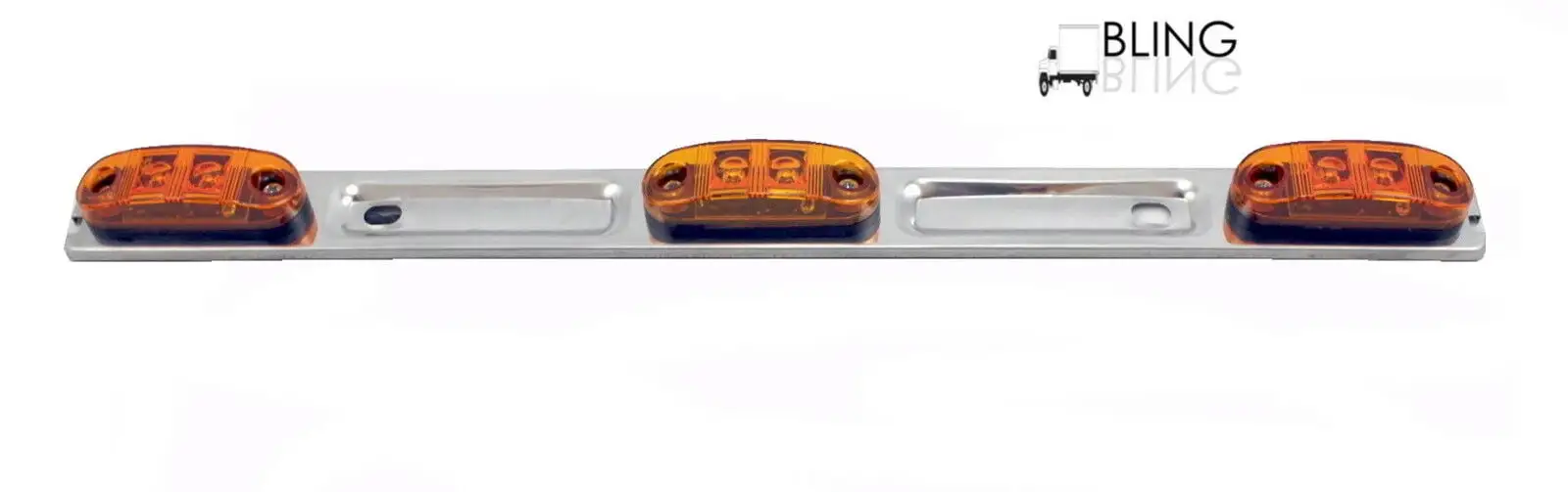 1 LED 16 Sealed Identification Amber Light Bar for Truck Trailers FAST SHIPPING