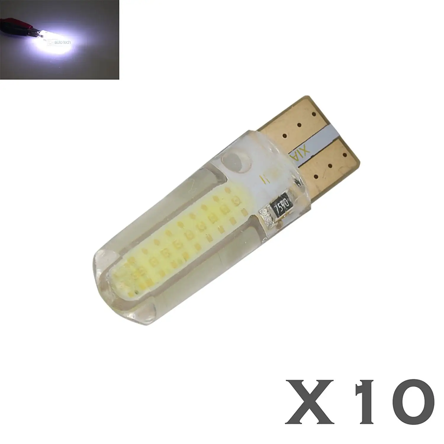 10X High Power Cool White T10 921 RV Trailer Interior SMD Light Bulbs Fits select: 2009-2012 FORD F150. 2007-2014 TOYOTA CAMRY