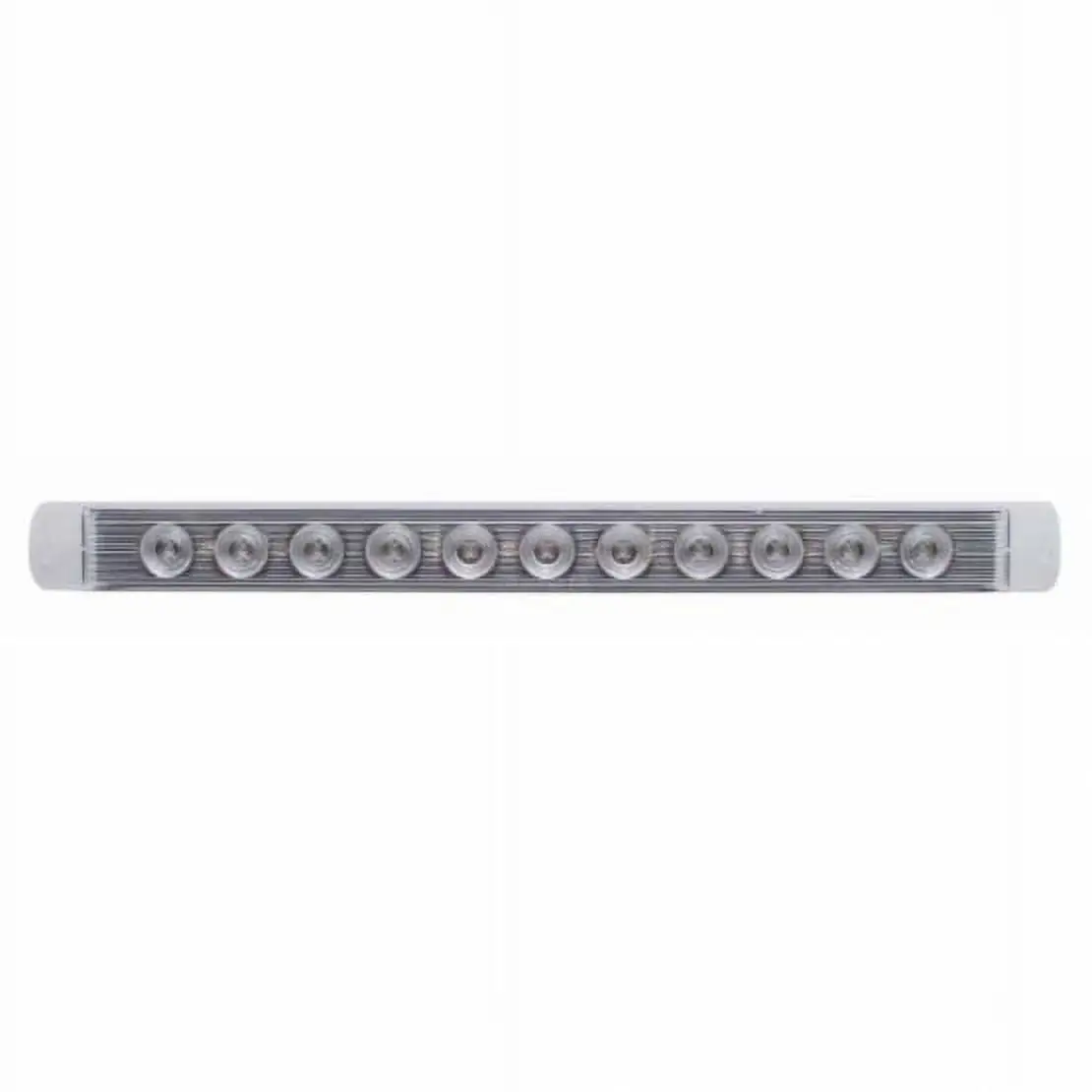 11 LED 17 Turn Signal Light Bar - Amber LED/Clear Lens