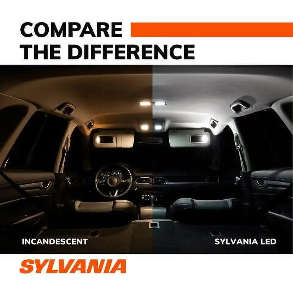 1156SL.BP2 Sylvania Silverstar Backup Light Bulb- LED 1156 LED