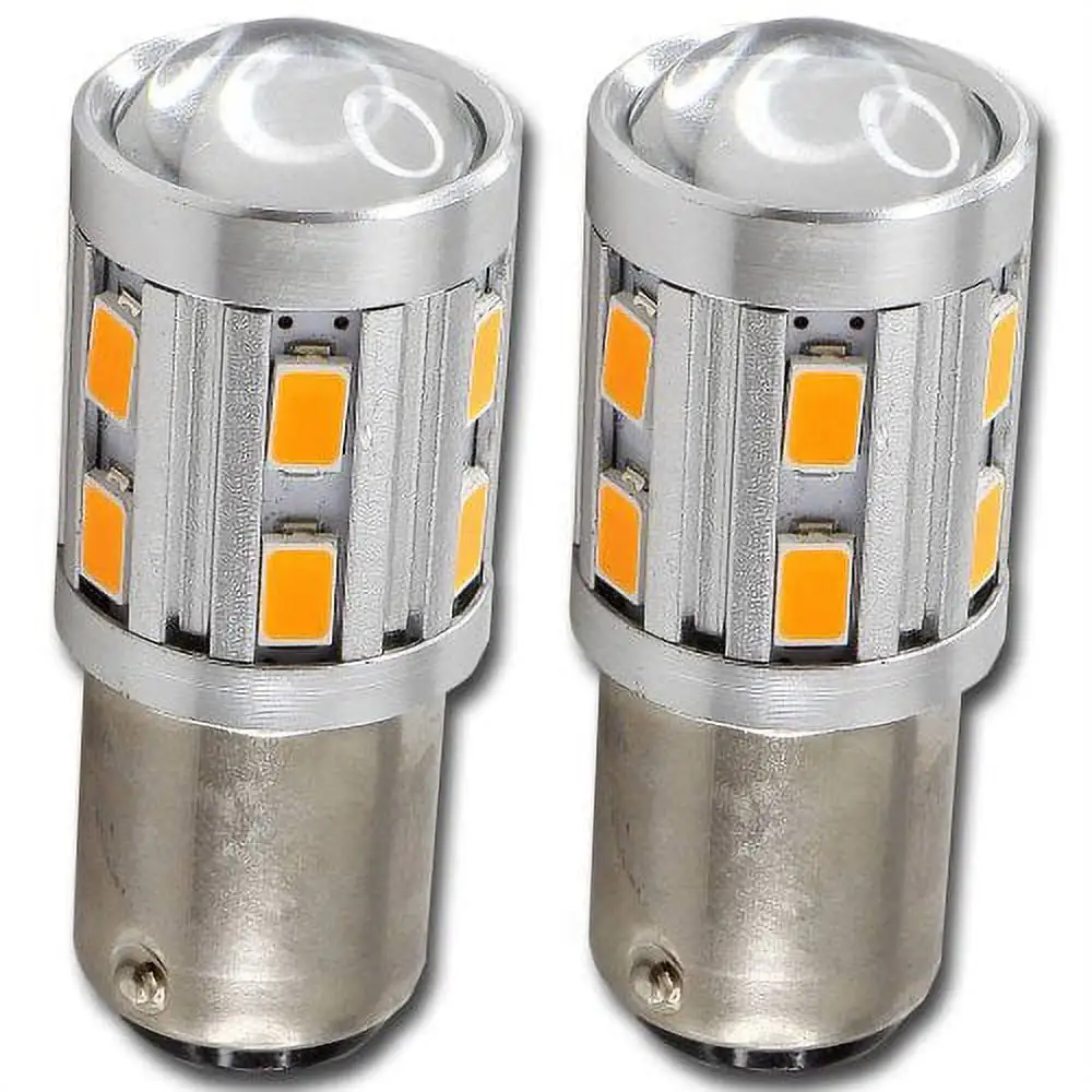 1157 High Power 5630 ChipCree LED Amber Yellow Turn Signal Lights Bulbs