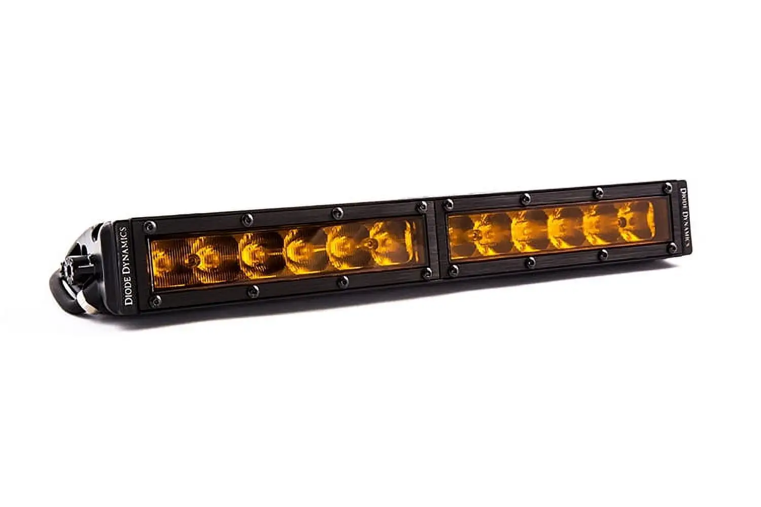 12 LED Light Bar Single Row Amber Driving Ea Stage Series Diode Dynamics