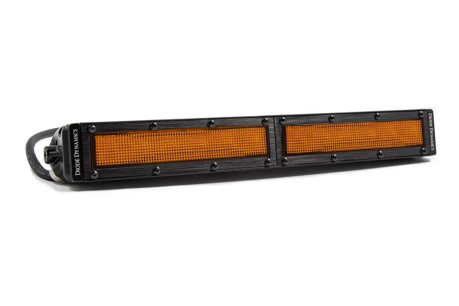 12 LED Light Bar Single Row Straight Amber Flood Ea Stage Series Diode Dynamics