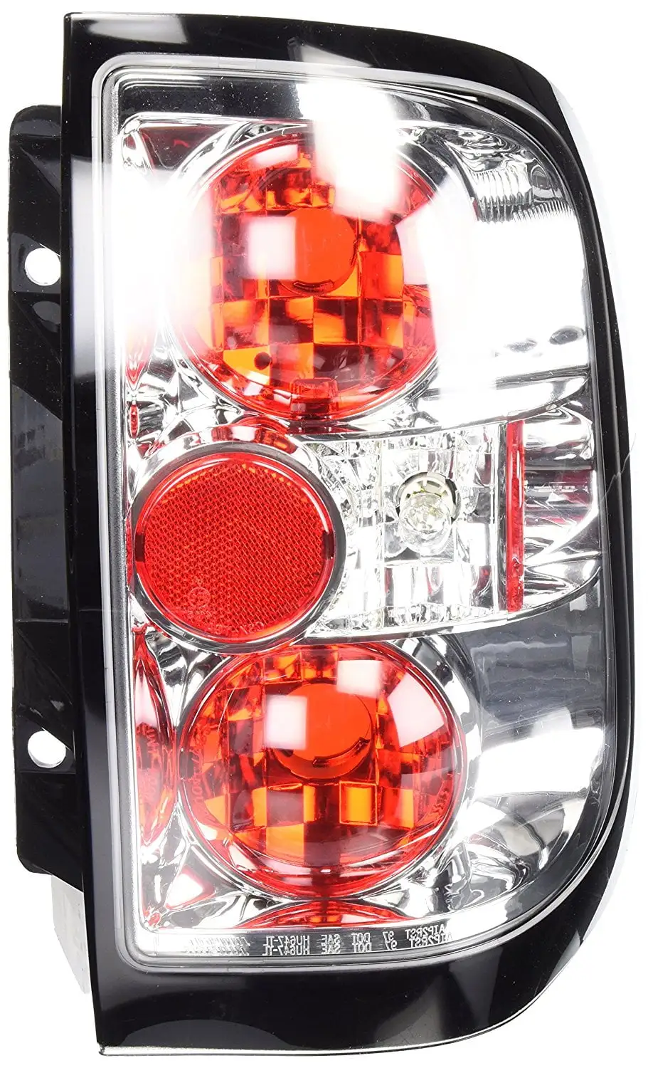 Spec-D Tuning LT-F15097CLED-RS Ford F150/250/350/450/550 Super Duty Styleside Chrome LED Tail Lights