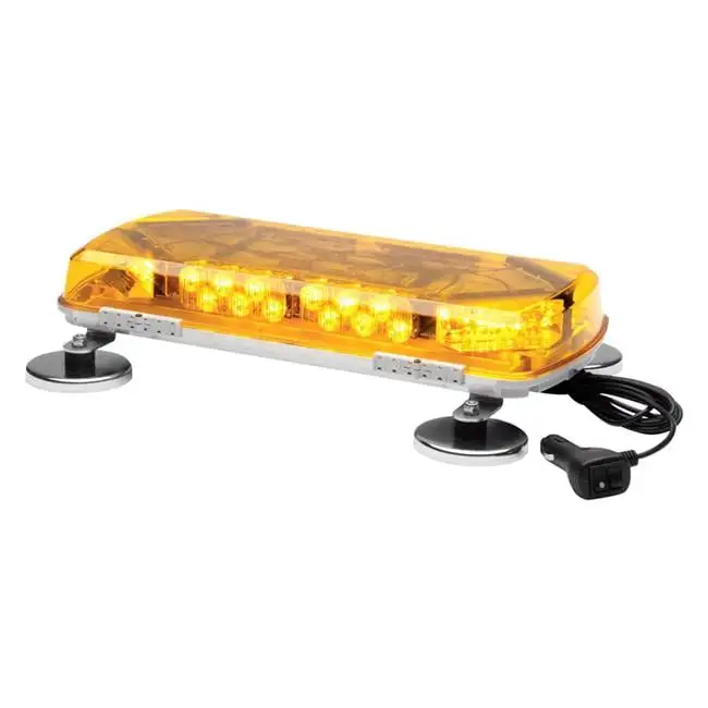 16 in. Century Series Magnetic Mount Amber Mini Emergency LED Light Bar