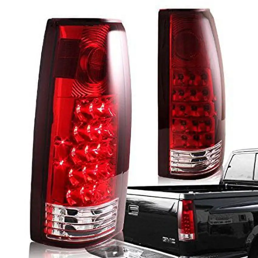 AKKON - Fit 2015 2016 2017 2018 2019 2020 Ford F150 Incandescent Type w/o Blind Spot Tail Lights Lamp Clear OE Style Set