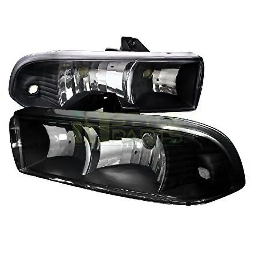 1998-2004 Chevy S10/blazer Black Housing Headlight