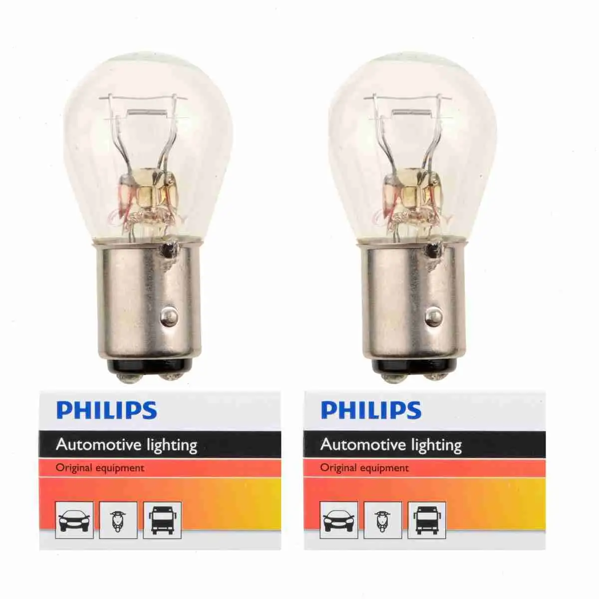 2 pc Philips Brake Light Bulbs compatible with Kia Magentis Optima Rio Rio5 Rondo Sephia Sorento Spectra Sportage 1994-2016 Electrical Lighting Body Exterior