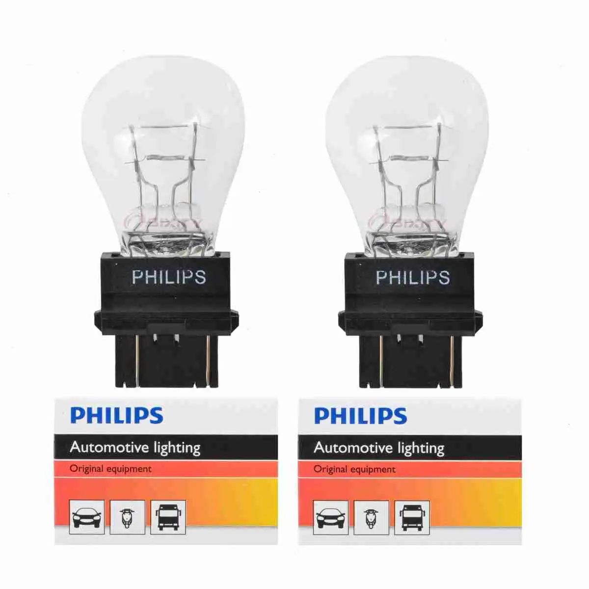 2 pc Philips Brake Light Bulbs compatible with Honda Accord 1998-2002 Electrical Lighting Body Exterior