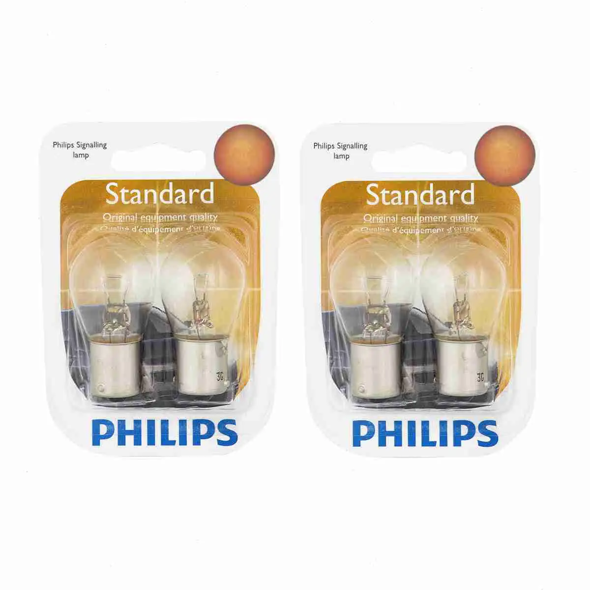 2 pc Philips Brake Light Bulbs compatible with Jaguar Vanden Plas XJ12 XJ6 XJRS XJS XK8 1978-1999 Electrical Lighting Body Exterior