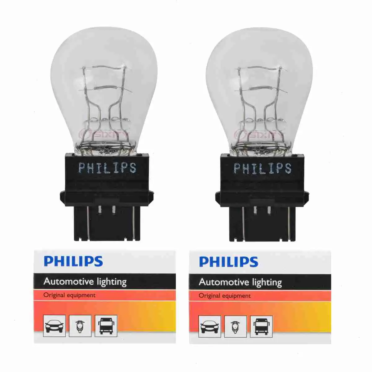 2 pc Philips Brake Light Bulbs compatible with Lincoln Mark LT Mark VIII 1993-2008 Electrical Lighting Body Exterior