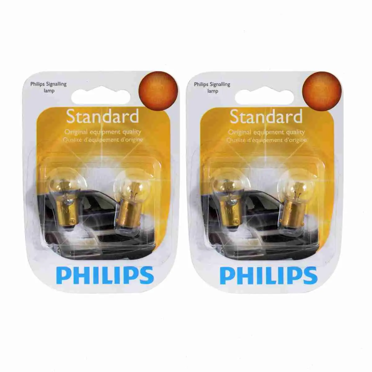 2 pc Philips Front Side Marker Light Bulbs compatible with MG MGB Midget 1969-1979 Electrical Lighting Body Exterior