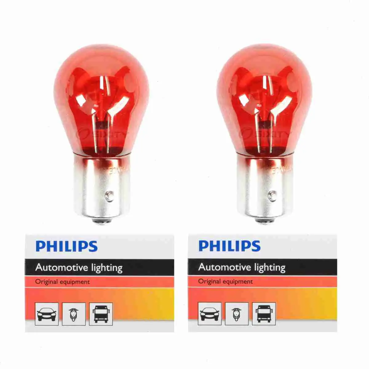 2 pc Philips HiPerVision Brake Light Bulbs compatible with Audi A6 A6 Quattro S6 2009-2011 Electrical Lighting Body Exterior