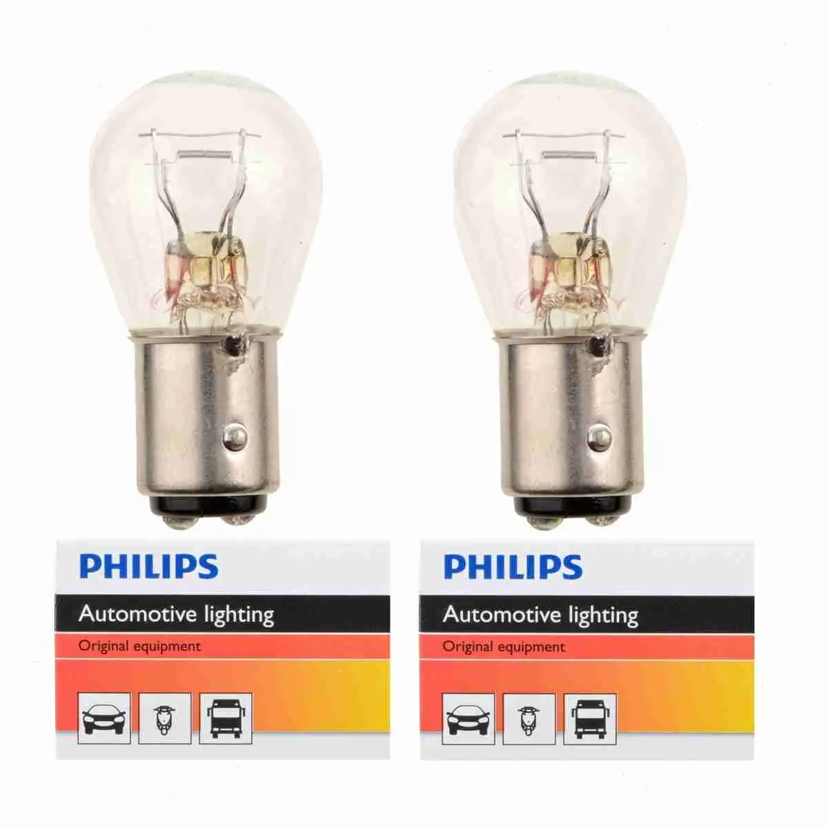 2 pc Philips Rear Turn Signal Light Bulbs compatible with MG MGB Midget 1969-1975 Electrical Lighting Body Exterior