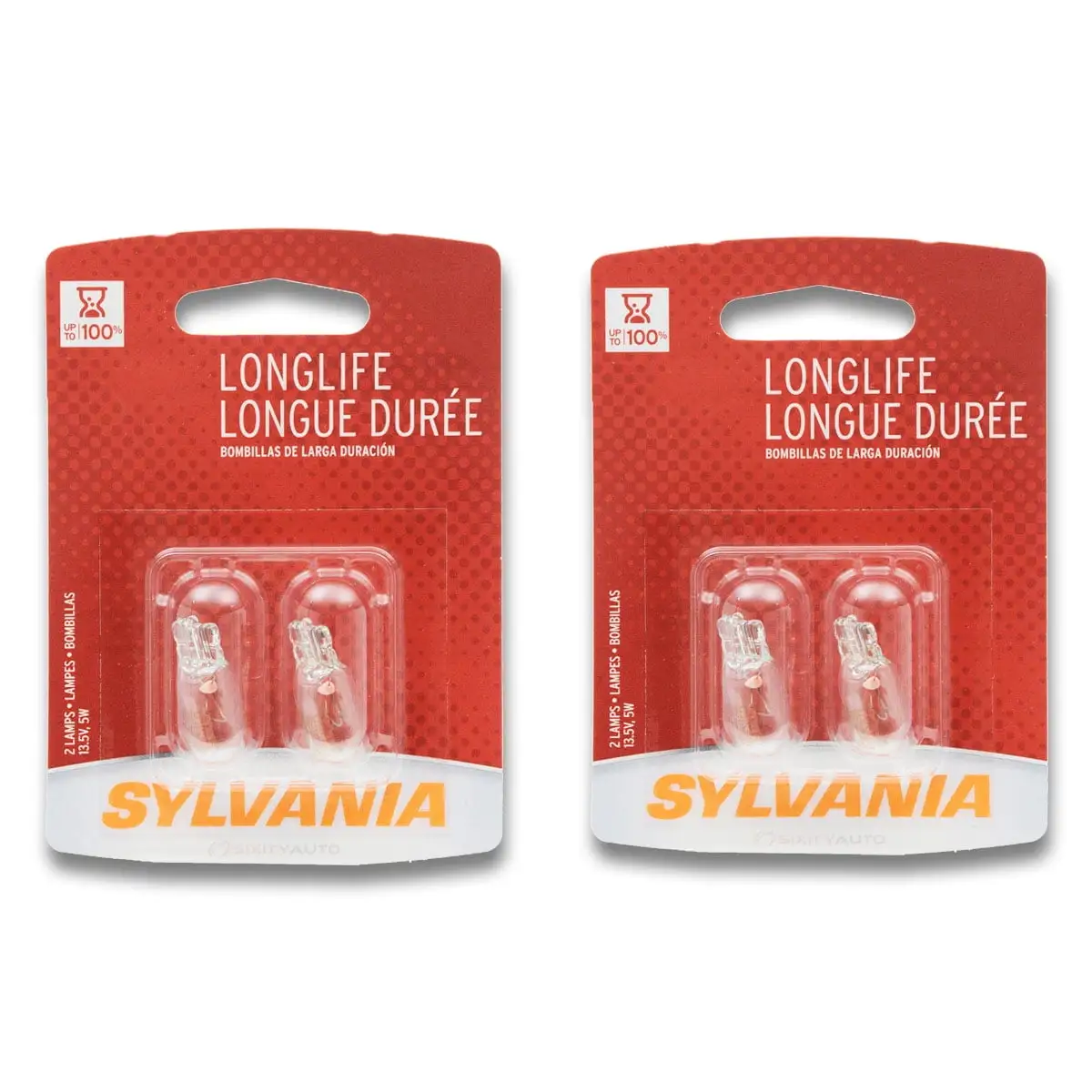 2 pc SYLVANIA 2825LL.BP2 Long Life Multi Purpose Light Bulbs for Electrical Lighting Body Exterior