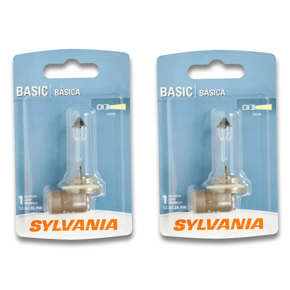 2 pc SYLVANIA 881.BP Multi Purpose Halogen Bulbs for Electrical Lighting Body Exterior