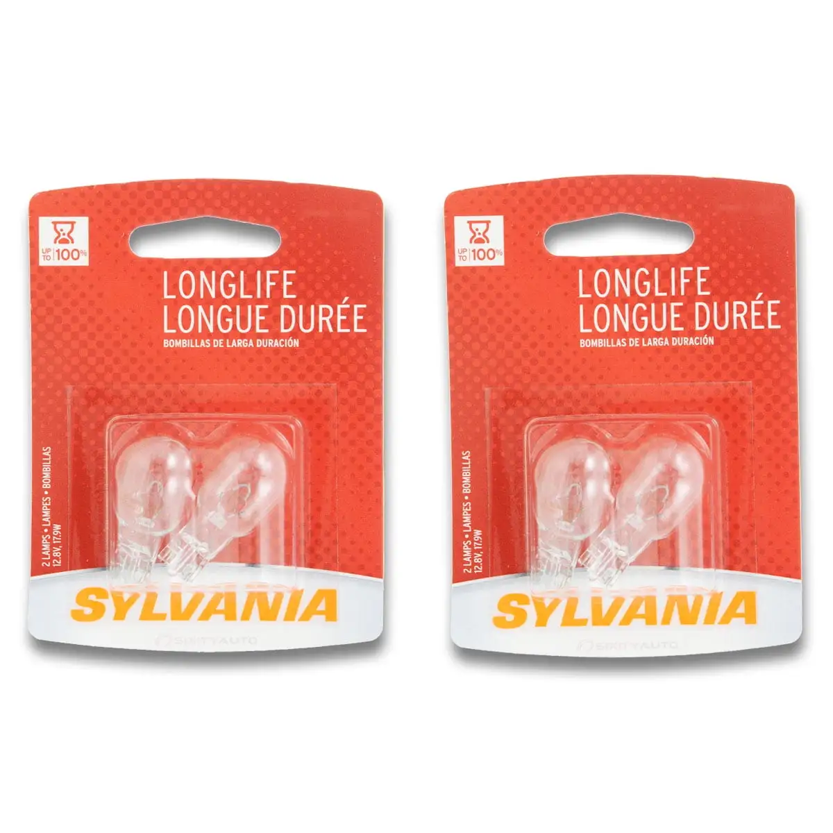 2 pc SYLVANIA 921LL.BP2 Long Life Multi Purpose Light Bulbs for Electrical Lighting Body Exterior