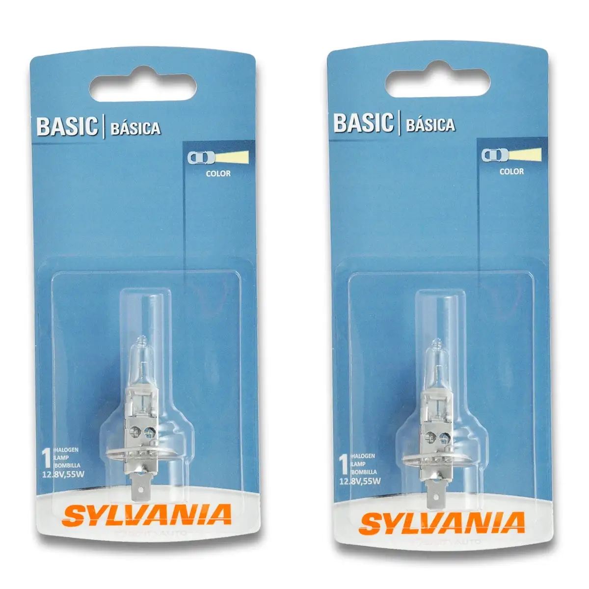 2 pc SYLVANIA H1.BP Multi Purpose Halogen Bulbs for Electrical Lighting Body Exterior