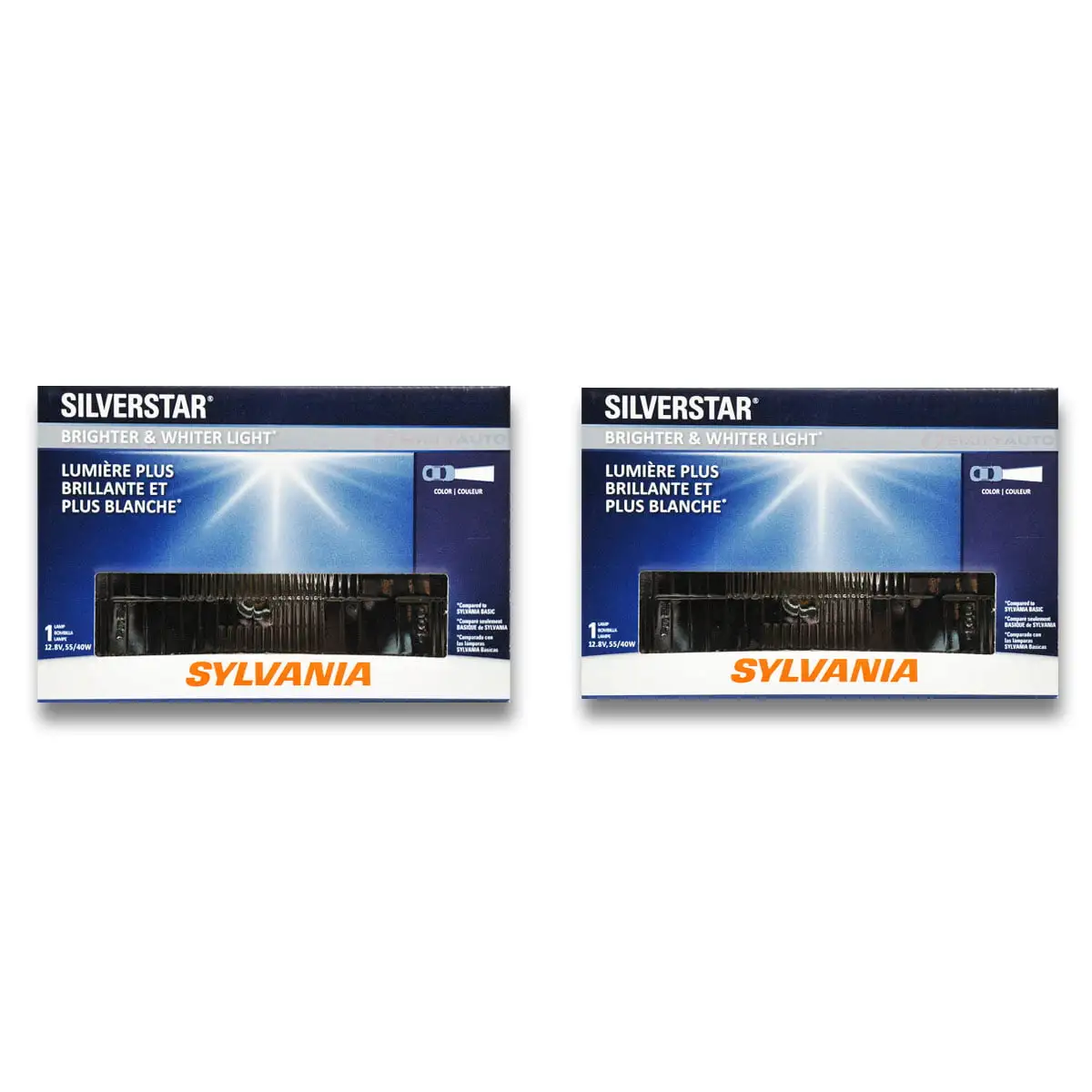 2 pc SYLVANIA H4656ST.BX SilverStar Multi Purpose Halogen Bulbs