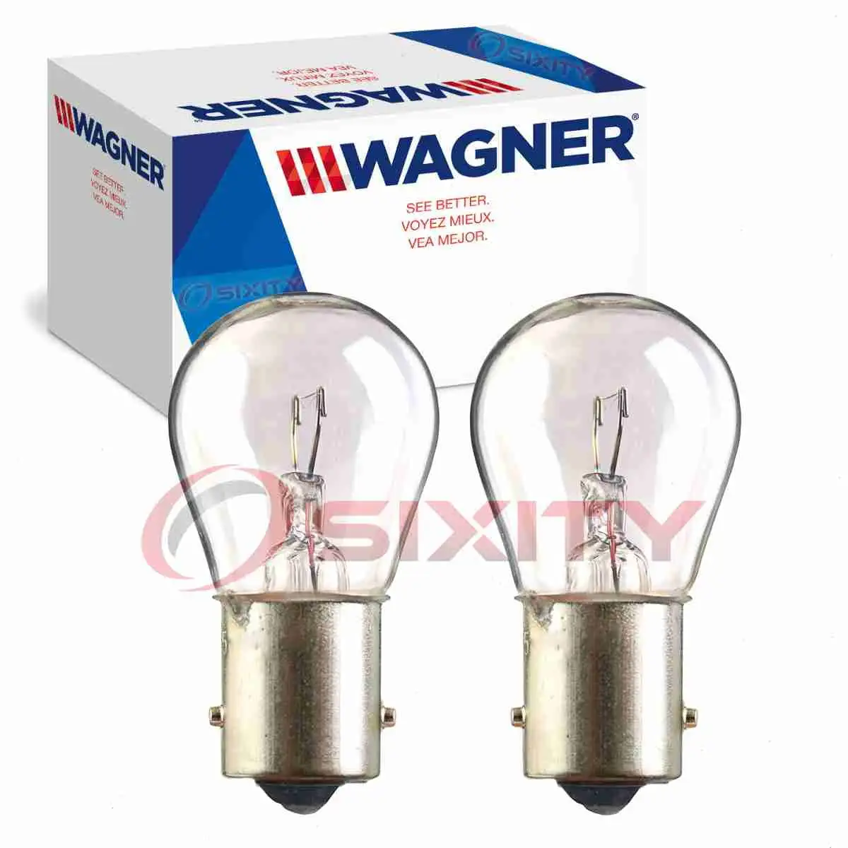 2 pc Wagner Brake Light Bulbs compatible with Porsche 924 928 944 Boxster Cayenne 1977-2006