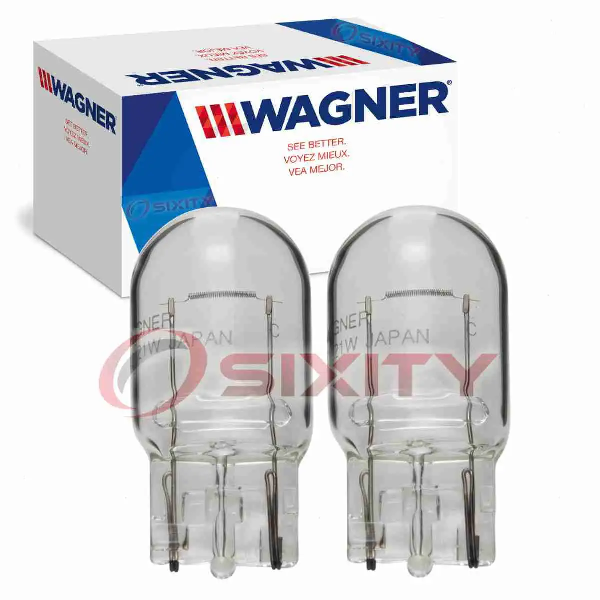 2 pc Wagner Brake Light Bulbs compatible with Volkswagen Atlas CC e-Golf Golf Golf Alltrack Golf R Golf SportWagen GTI Pa 2009-2018