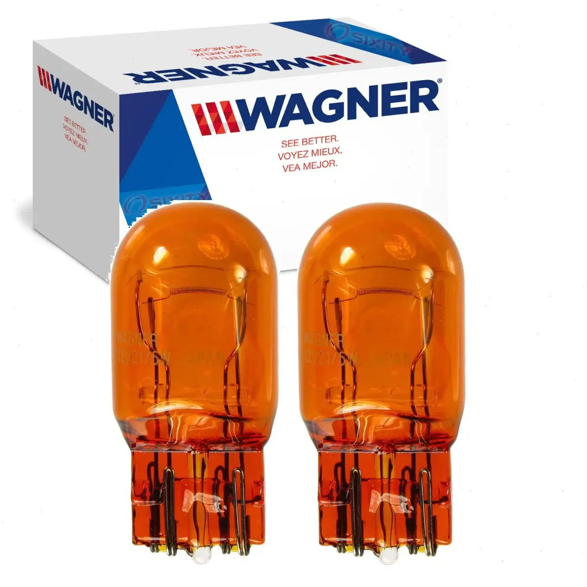 2 pc Wagner Front Turn Signal Light Bulbs compatible with Jeep Wrangler 2018