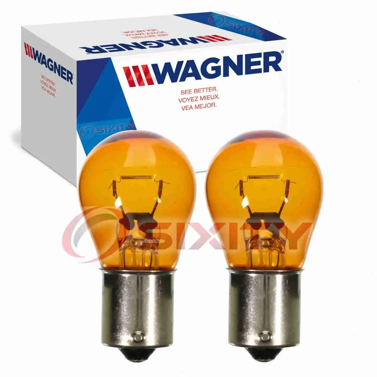 2 pc Wagner Front Turn Signal Light Bulbs compatible with Lexus GX470 2003-2009