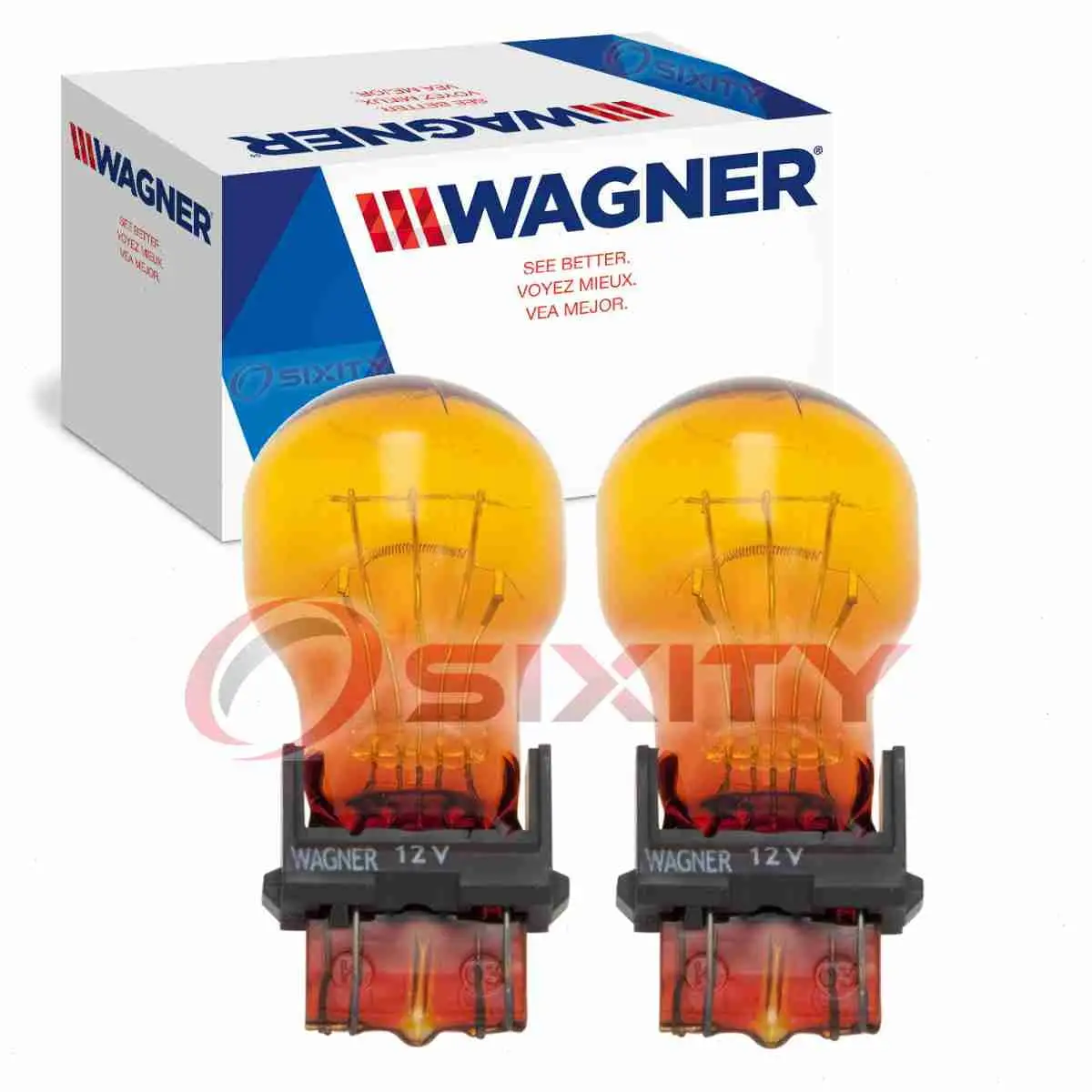 2 pc Wagner Front Turn Signal Light Bulbs compatible with Toyota Avalon Camry Corolla Sequoia Sienna Tundra 1998-2008