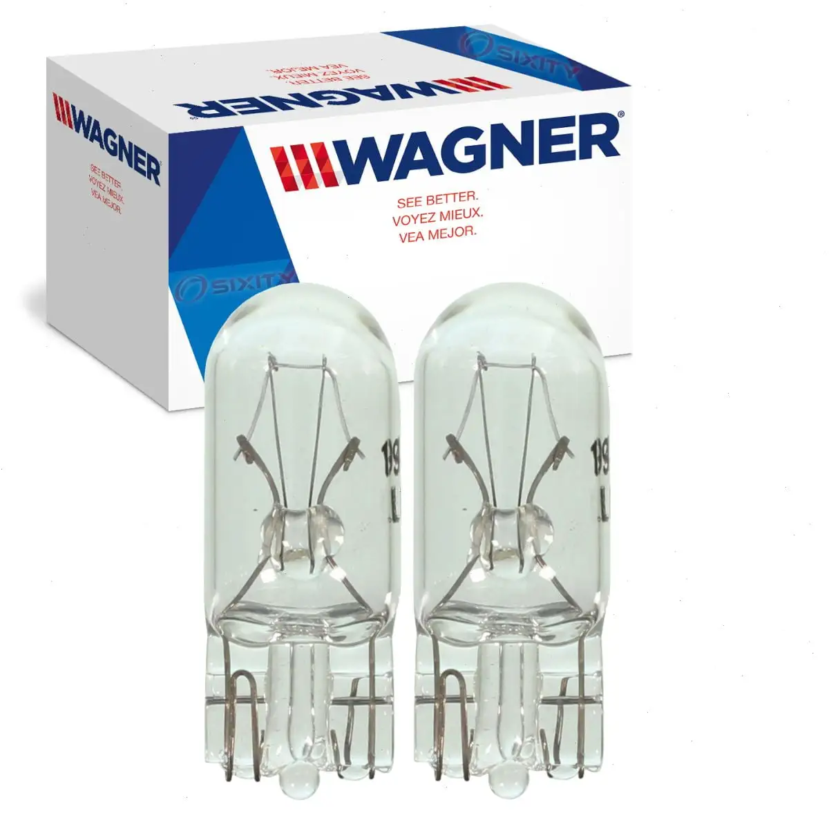 2 pc Wagner Inner Tail Light Bulbs compatible with Dodge Durango 2011-2013