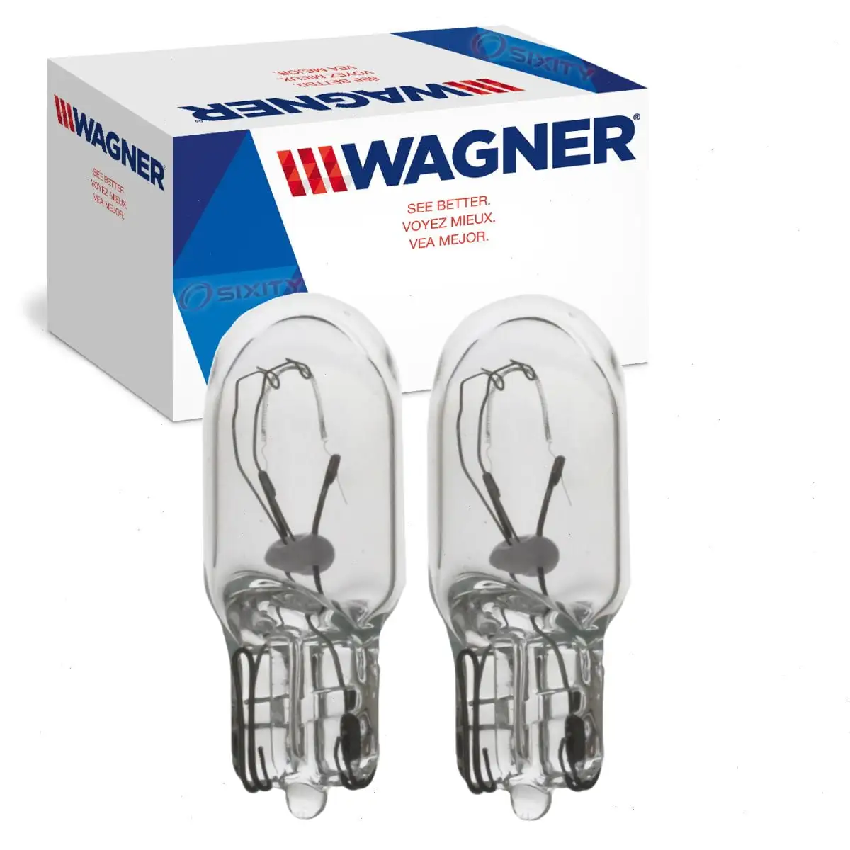 2 pc Wagner Inner Tail Light Bulbs compatible with Dodge Durango 2011-2013