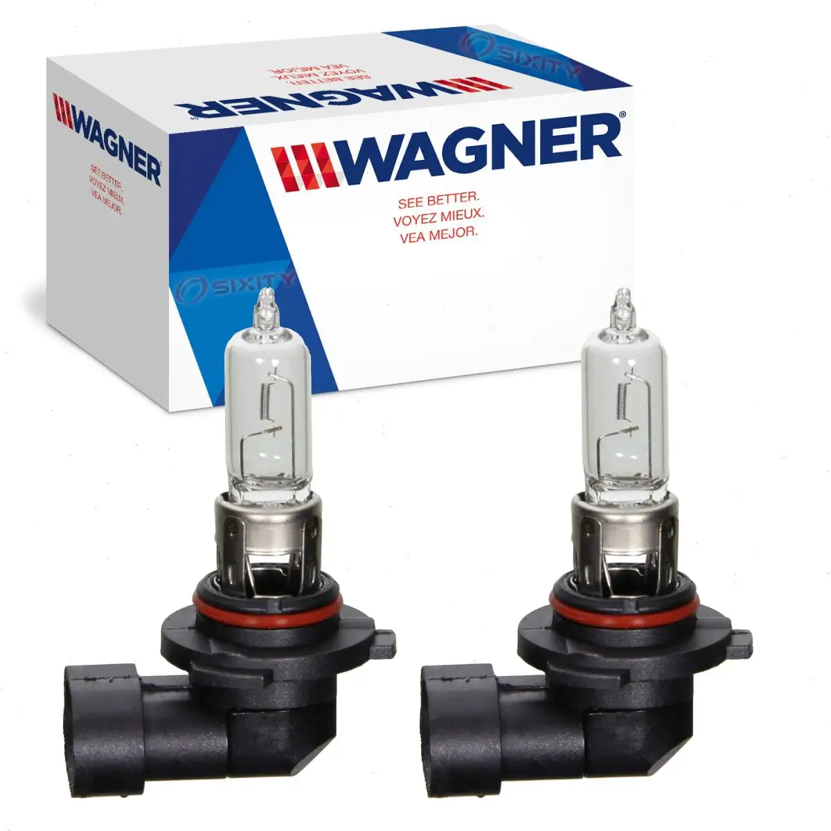 2 pc Wagner Low Beam Headlight Bulbs compatible with Toyota RAV4 2.5L L4 2013-2015