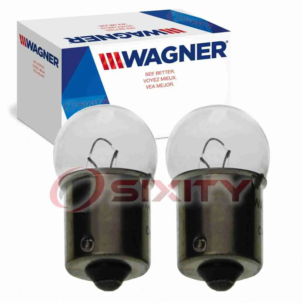 2 pc Wagner Parking Light Bulbs compatible with Dodge A100 Truck D100 Pickup D100 Series D200 Pickup D200 Series D300 1958-1965