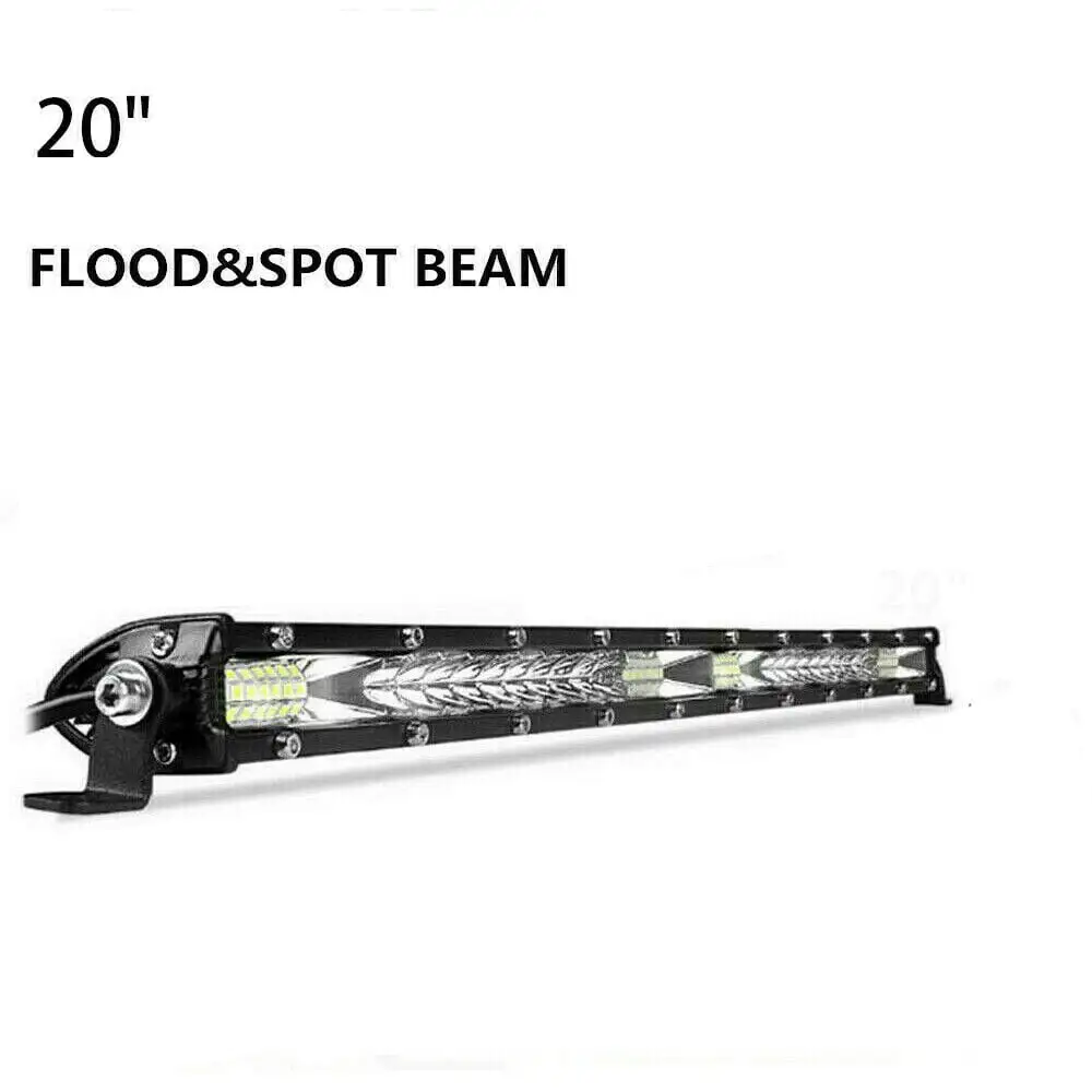 20inch LED Light Bar Spot Flood Combo Work Bar for SUV Boat Driving Offroad ATV 4WD