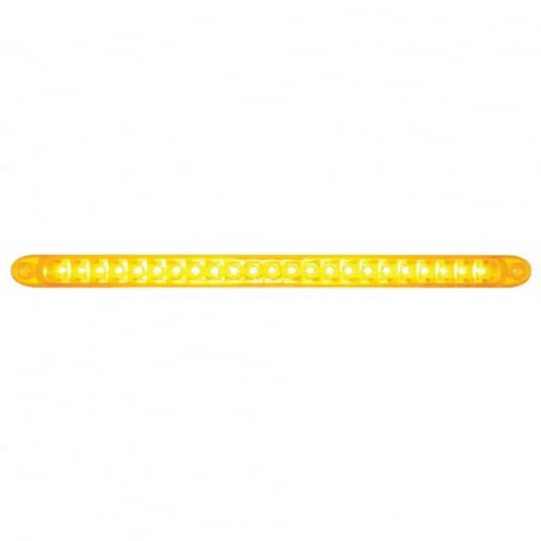 23 SMD LED 17 1/4 Turn Signal Light Bar with Reflector - Amber LED/Amber Lens