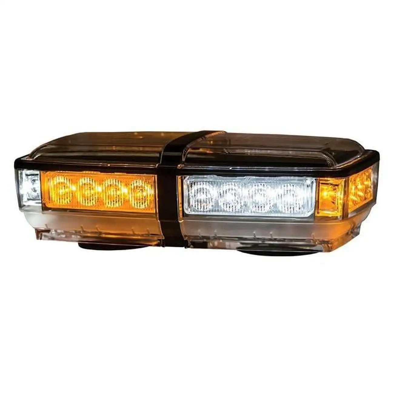 24 LED Mini Light Bar. Amber & Clear - 12V DC