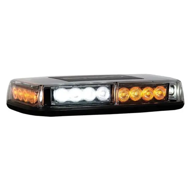 24 LED Mini Light Bar. Amber & Clear - 12V DC