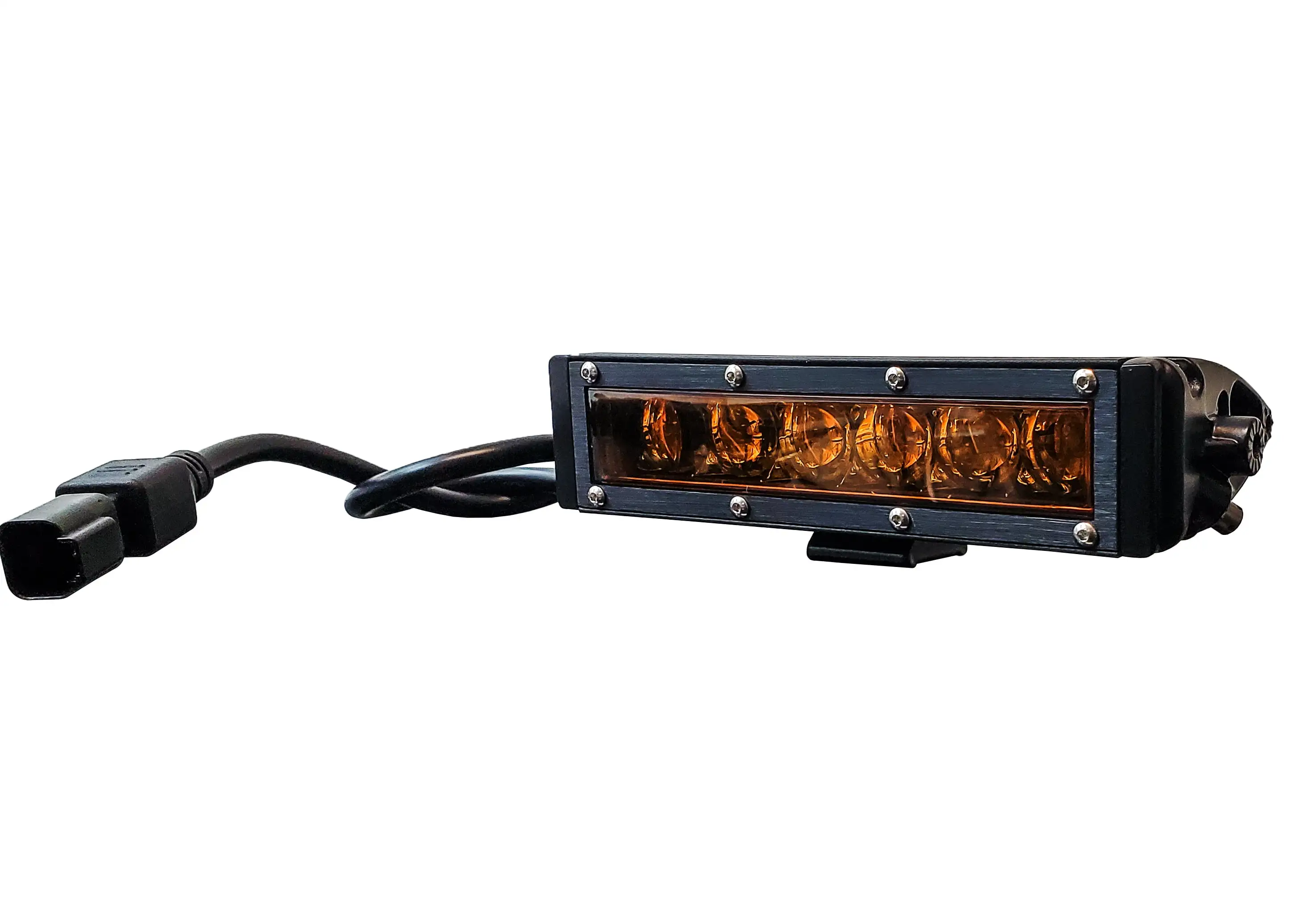 7 inch Amber OZ-USA? UB Series 30W Ultra Bright High Output Single Row LED Light Bar Spot Beam Fog Dust Light