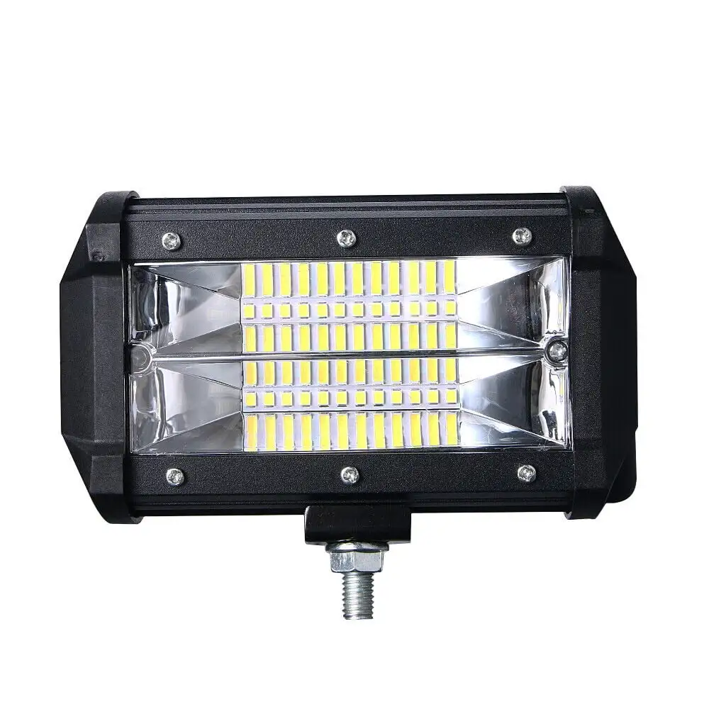 2PCS 5 12V 672W LED Work Light Bar Flood Pods For Driving Off-Road Tractor 4WD