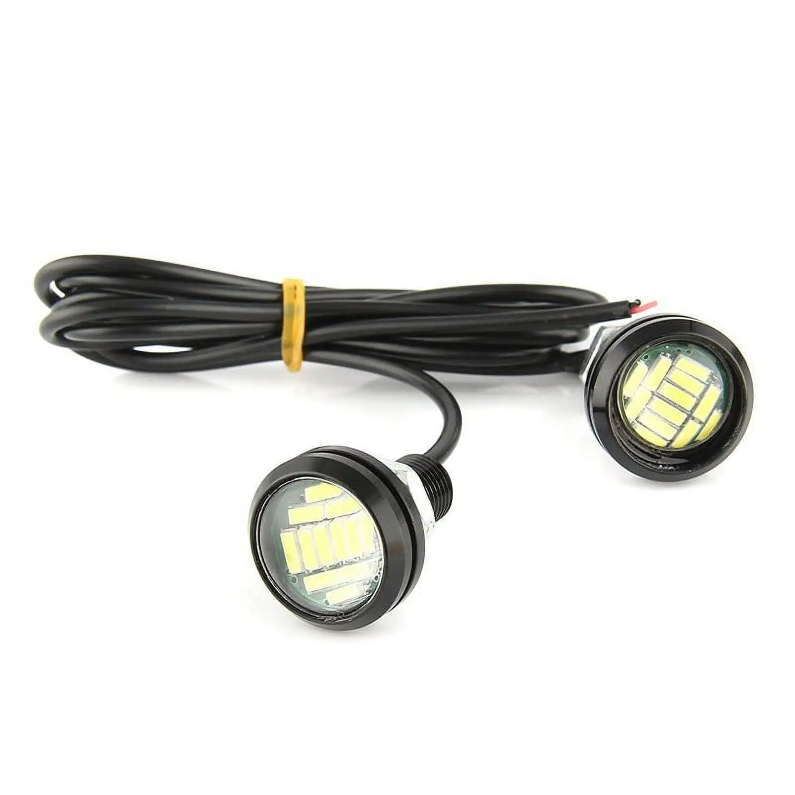 2Pcs 12V 15W Car Reversing Lamp Eagle Eye Led Daytime Running Drl Backup Light