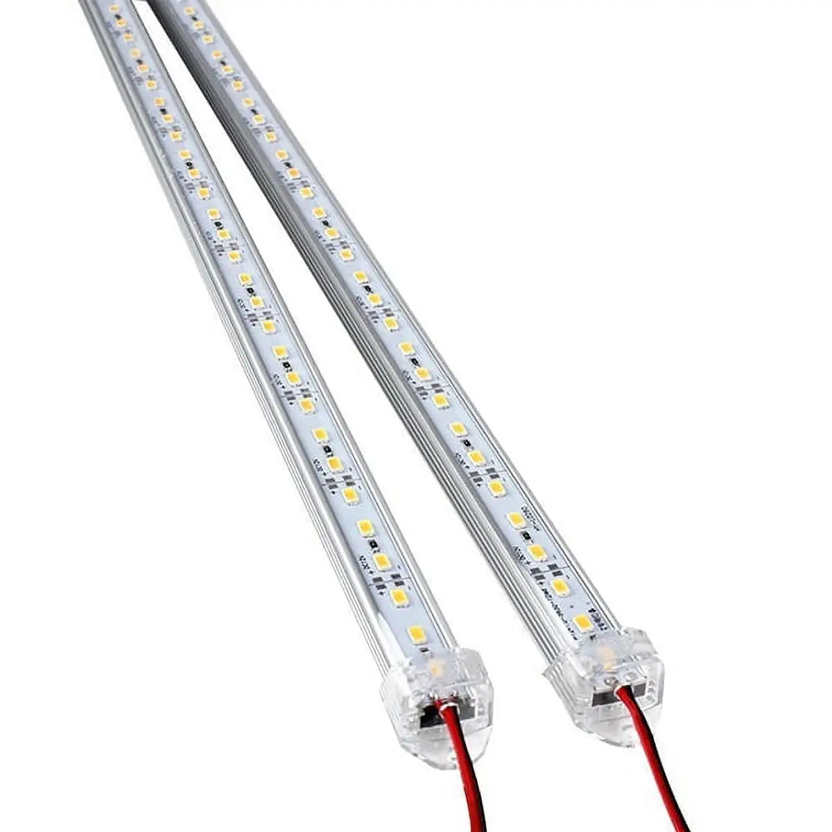 2pcs DC 12V 50CM Aluminium Rigid LED Strip Bar Light (White)