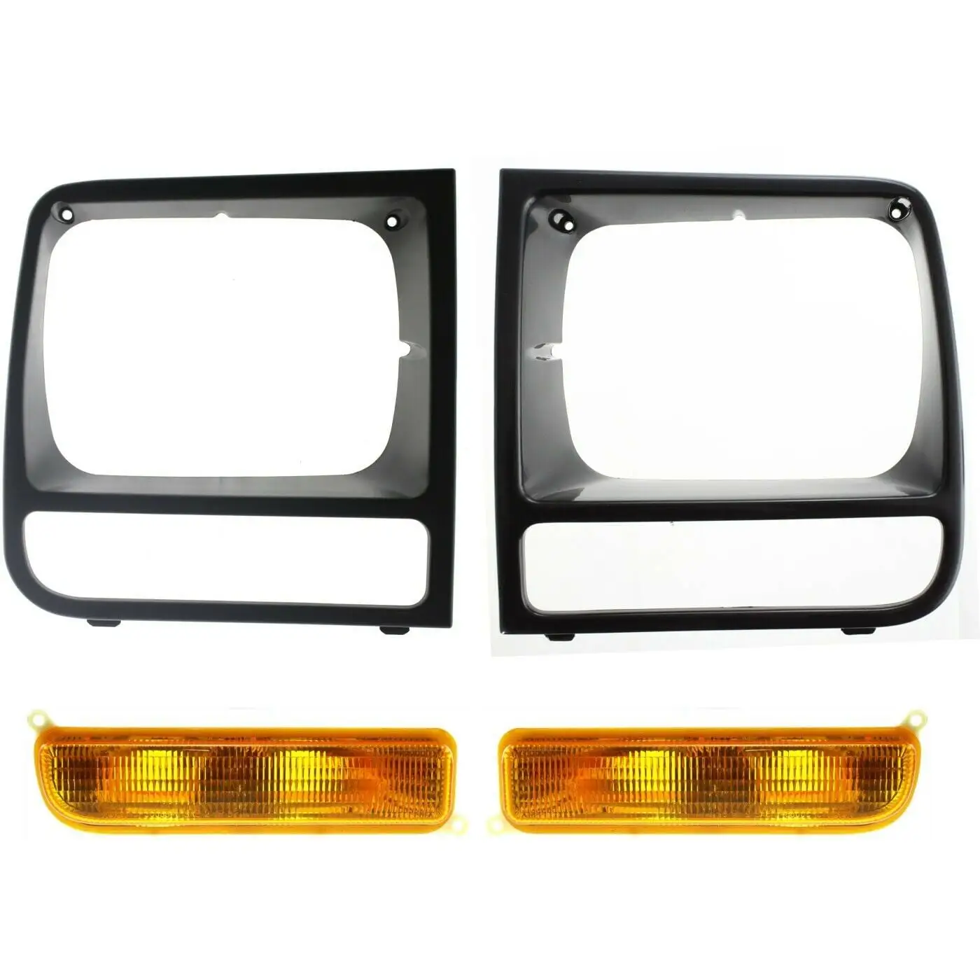 Headlight Door For 97-01 Cherokee Sport Utility Kit Driver and Passenger Side