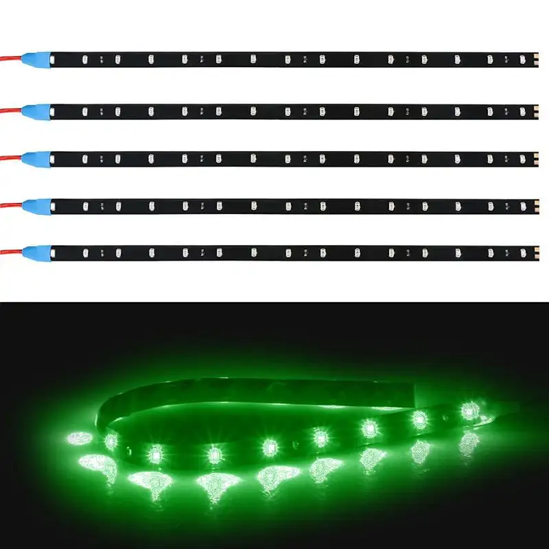 Led Light Strips Led Light Strips 6 Pieces Led Light Bar Is Suitable For Car. 30 Cm 5050 12-Smd Car Motorcycle Golf Cart With Bottom Light Decoration Internal And External Light Bar. Dc-12V