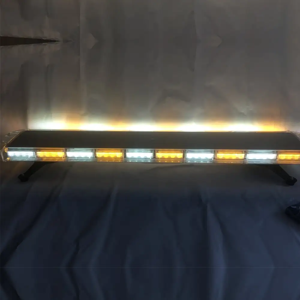 47 88LED Strobe Light Bar Amber White Emergency Beacon Warn Tow Truck Response for Construction Vehicle Snowplow Tow Trucks Cars