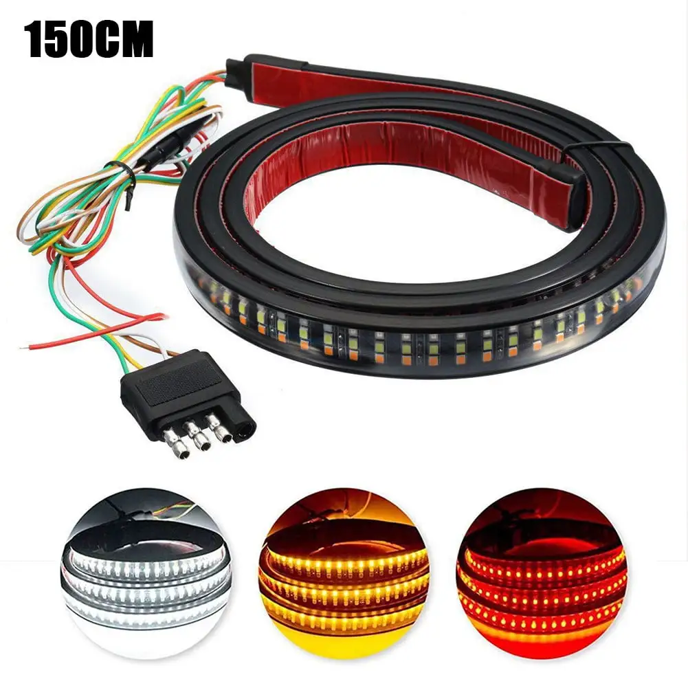 60 LED Strip Tailgate Light Bar Stop Reverse Brake Signal Universal