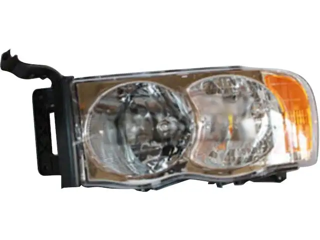 Left Driver Side Halogen Headlight Assembly - Compatible with 2002 - 2005 Dodge Ram 1500 2003 2004