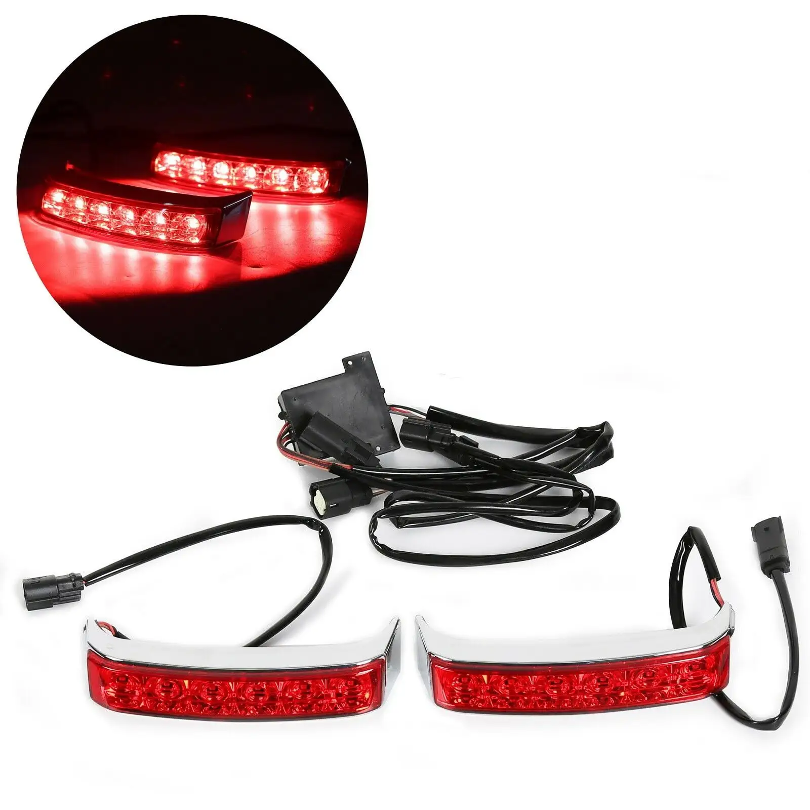 For 89-95 Pickup Set of 2 Taillight Tail Light Lens Taillamp Brakelight Pair