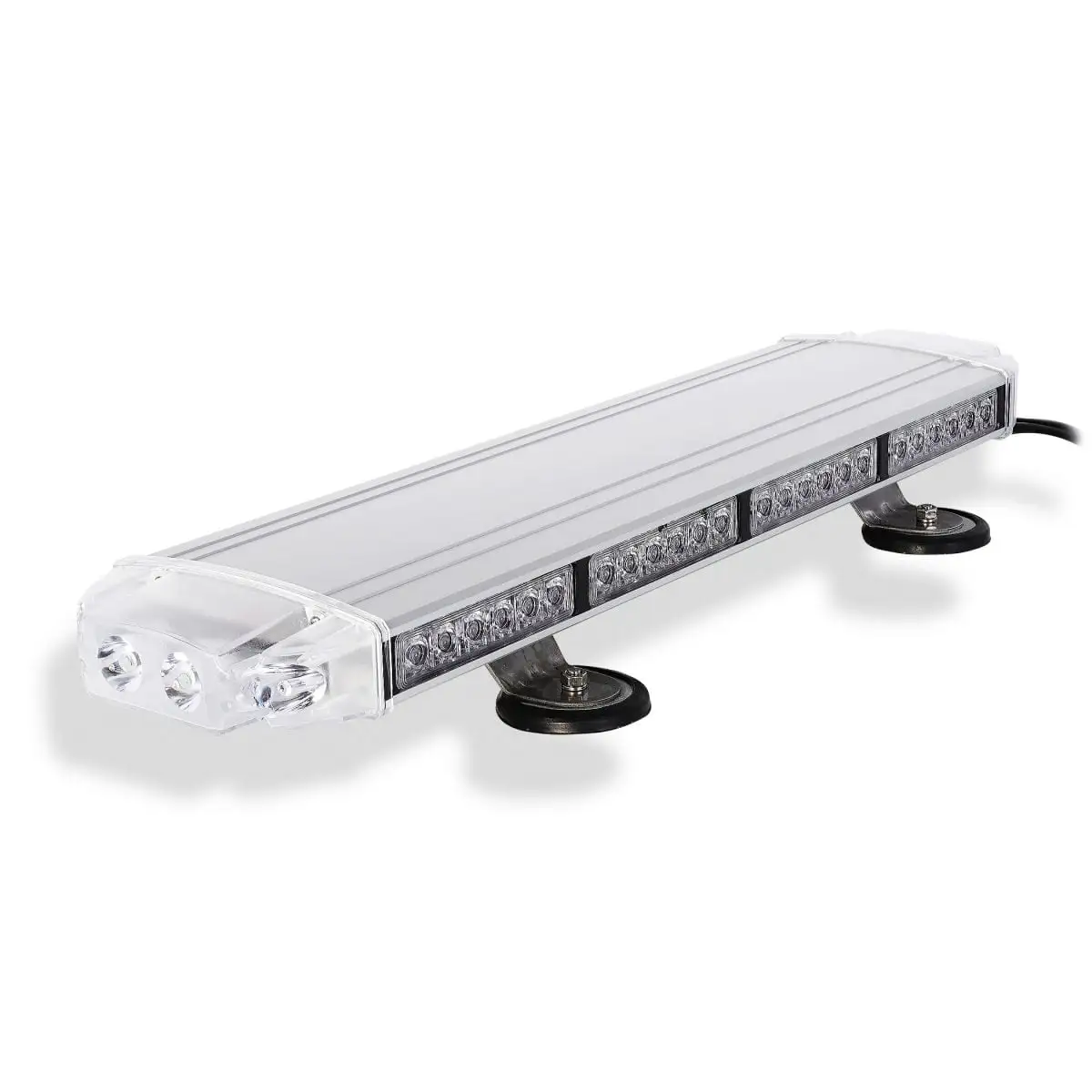 Condor TIR Emergency 3 Watt Low Profile Magnetic Roof Mount Mini LED Light bar 23in (Amber/White)