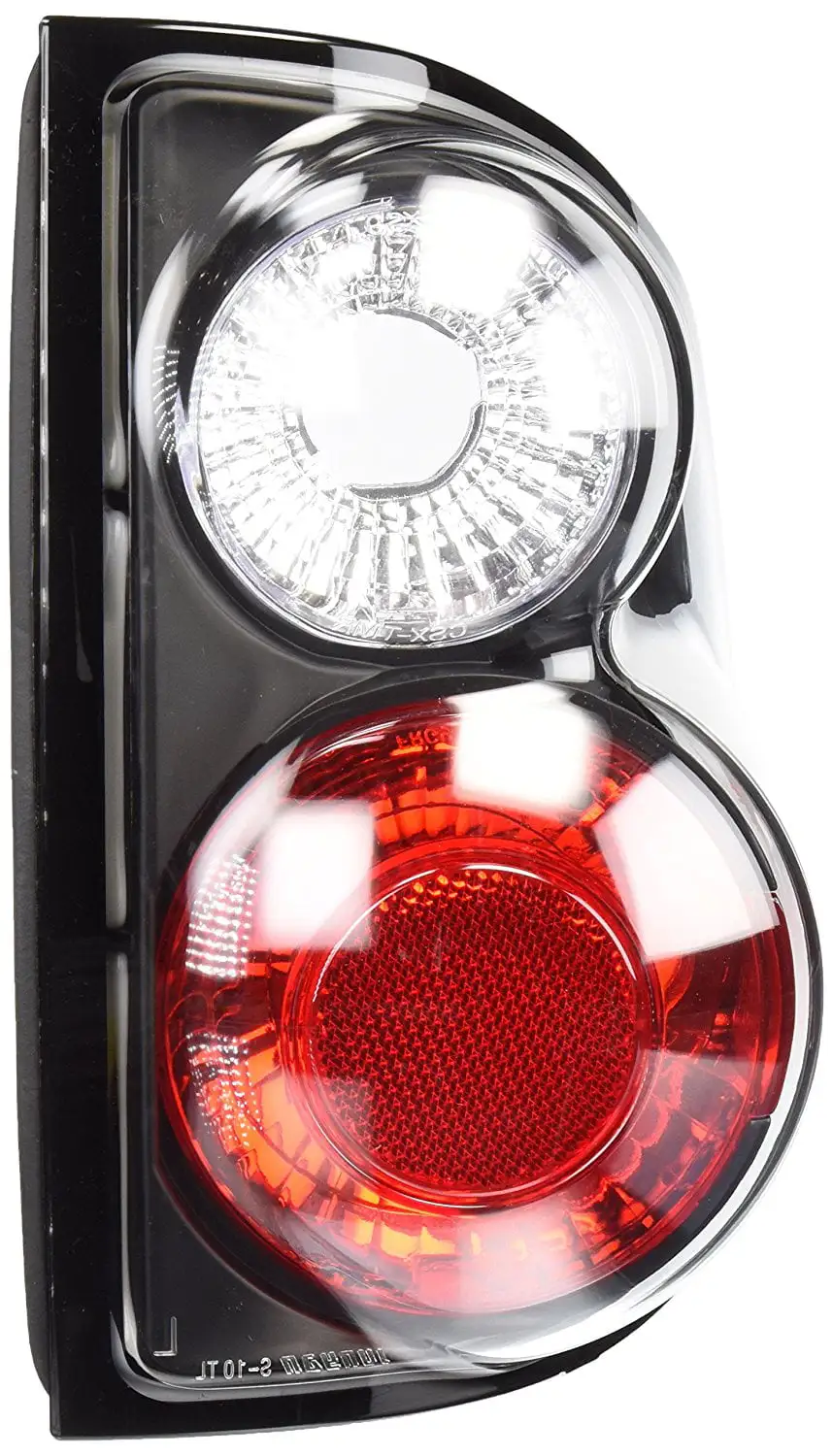 Spec D Tuning 4 Door Red & Clear Tail Light for 1996-1998 Honda Civic