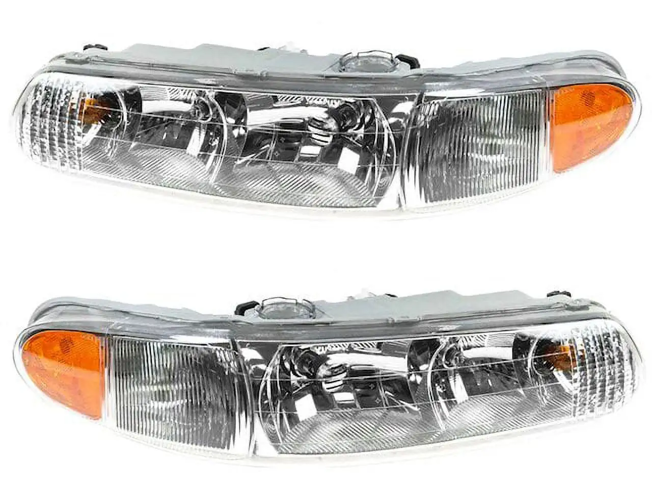 Headlight Assembly Set of 2 - Compatible with 1997 - 2004 Buick Regal 1998 1999 2000 2001 2002 2003