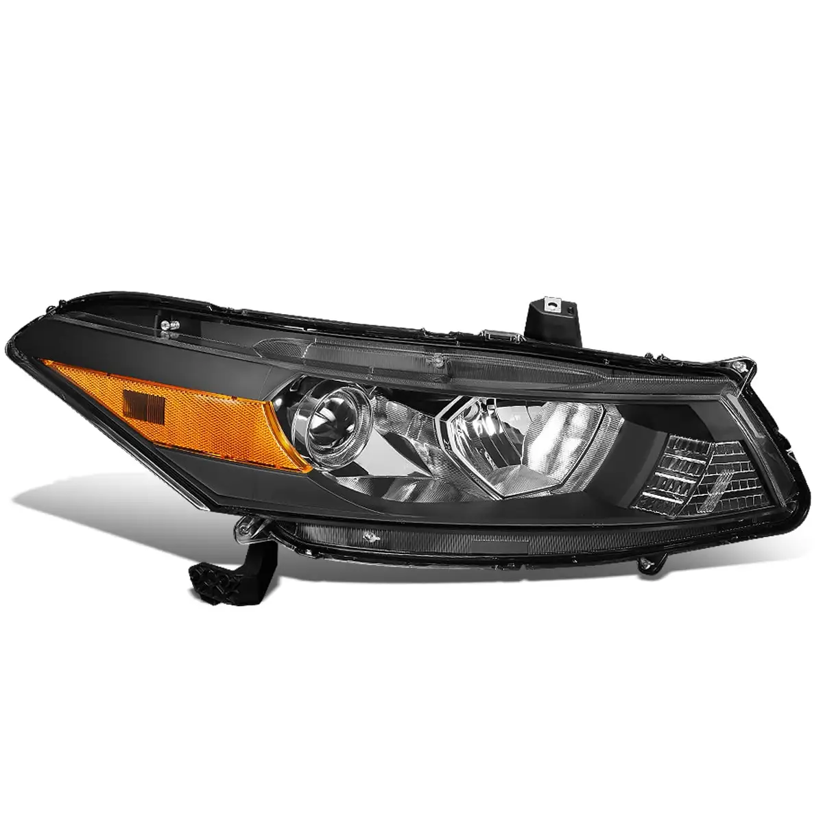 DNA Motoring OEM-HL-0004-R For 2008 to 2012 Honda Accord Coupe Right / Passenger Side Factory Style Projector Headlight Headlamp 09 10 11 HO2503135